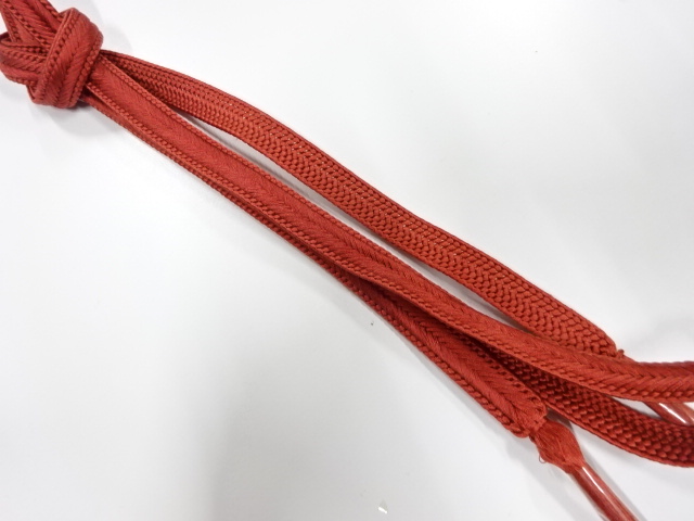 未使用品　正絹　手組帯締め